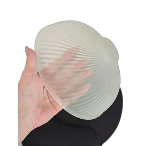 Light Shade Vintage 8.5" Frosted Glass Ribbed Swirl Ceiling